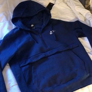 Nike half zip hoodie